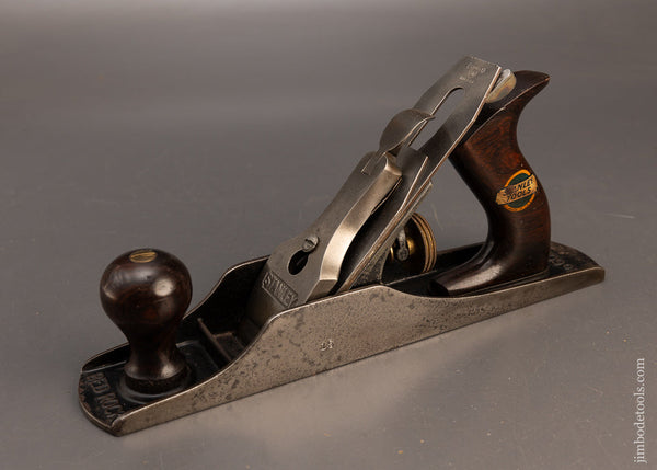 Fine & Rare STANLEY No. 605 1/4 BEDROCK Junior Jack Plane with Decal - 116070