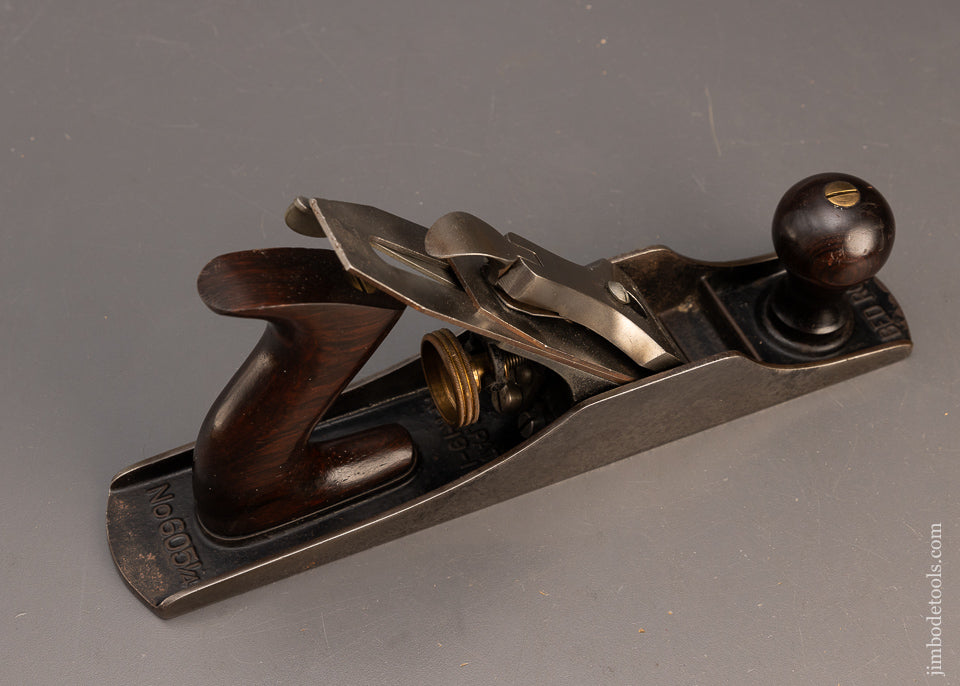 Fine & Rare STANLEY No. 605 1/4 BEDROCK Junior Jack Plane with Decal - 116070