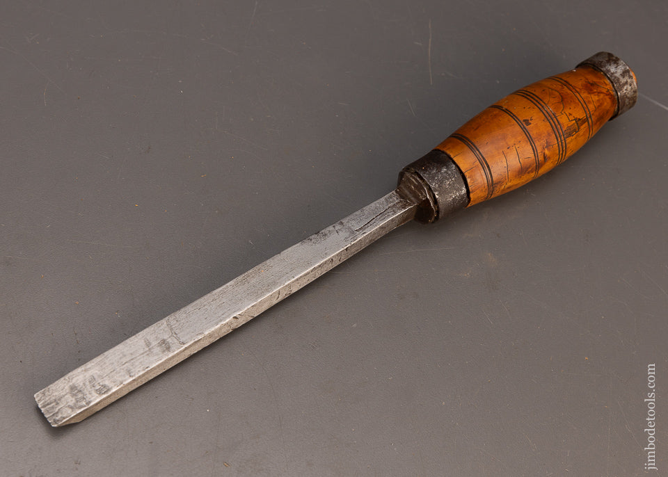 5/8 x 12 Inch Dutch Boxwood Handled Mortise Chisel by FERDIN RUBENS - 116072