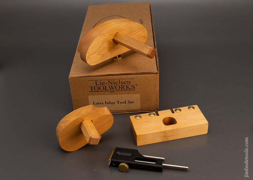 LIE NIELSEN LATTA Inlay Tool Set Mint & Unused in Original Box - 116080