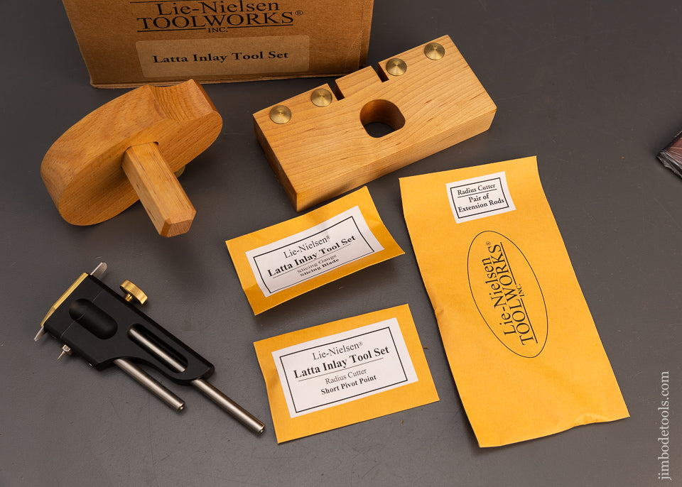 LIE NIELSEN LATTA Inlay Tool Set Mint & Unused in Original Box - 116080