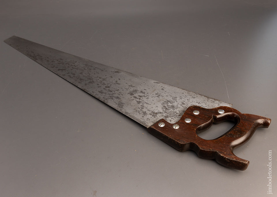 Near Mint Rosewood Handled DISSTON D-15 VICTORY Hand Saw - 116087