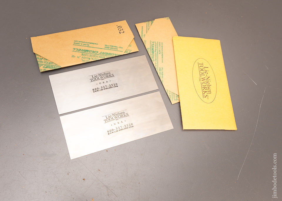 Wrapper Scripper LIE NIELSEN Hand Scraper Set Mint in Wrapper - 116098 – Jim Bode Tools
