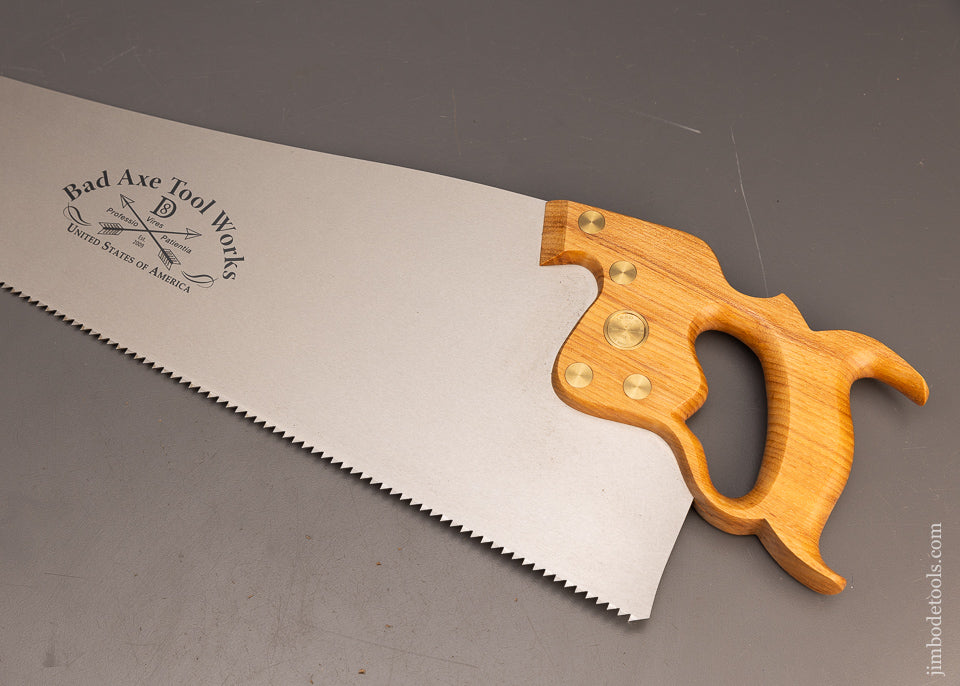 Mint & Unused BAD AXE TOOL WORKS Rip Hand Saw - 116101