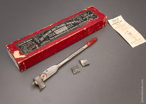 IRWIN Expansive Bit Complete with Both Cutters Mint in Box - 116113