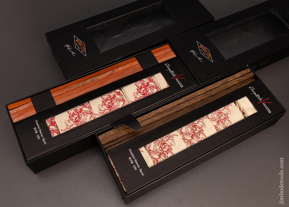 Mint in Box BRIDGE CITY TOOL WORKS Chopstick Master with Plane & 4 Chopstick Blanks in Padauk & Walnut - 116193