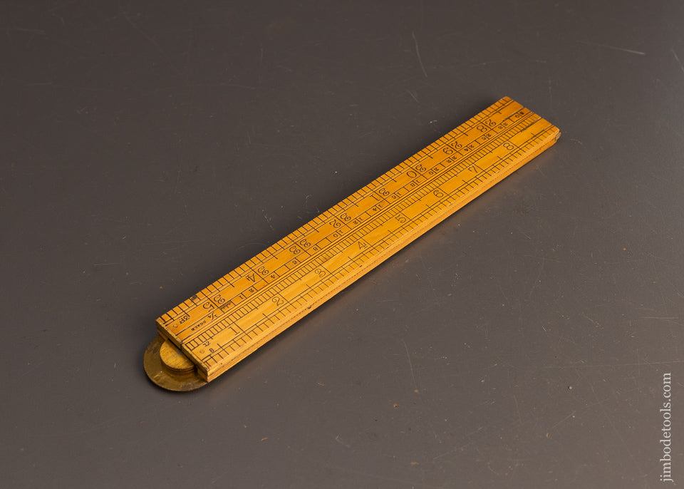 Mint Unused RABONE No. 1190 Combination Protractor, Level, Boxwood Rule - 116131