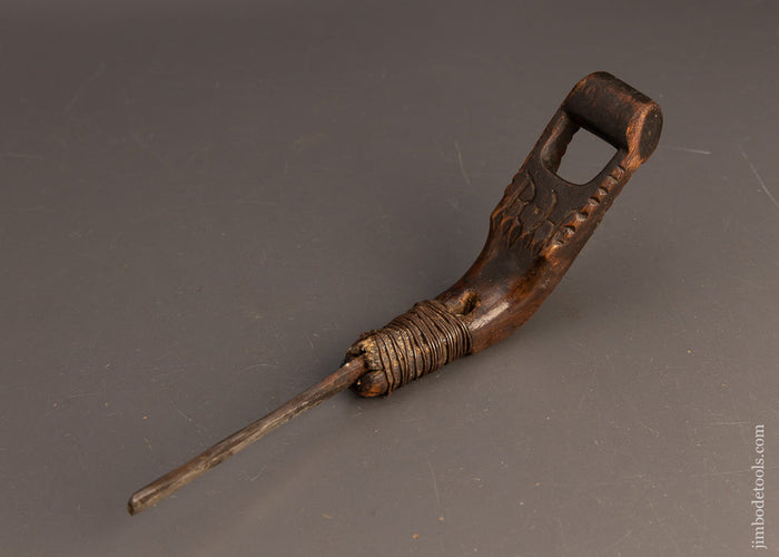 Early Hand Carved Native American Crooked Knife - 116144