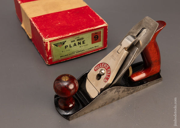 MILLERS FALLS No. 9 Smooth Plane in Original Box - 116153