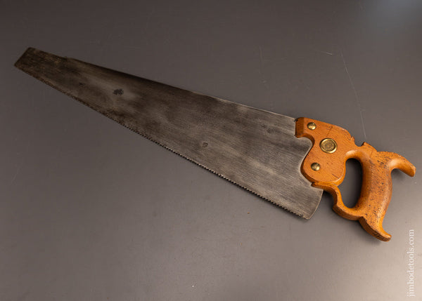 Excellent DISSTON No. 7 Hand Saw with Nib Straight & Sharp - 116169