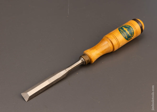New Old Stock Unused E.A. BERG ESKILSTUNA 1/2 Inch Tang Firmer Chisel - 116171