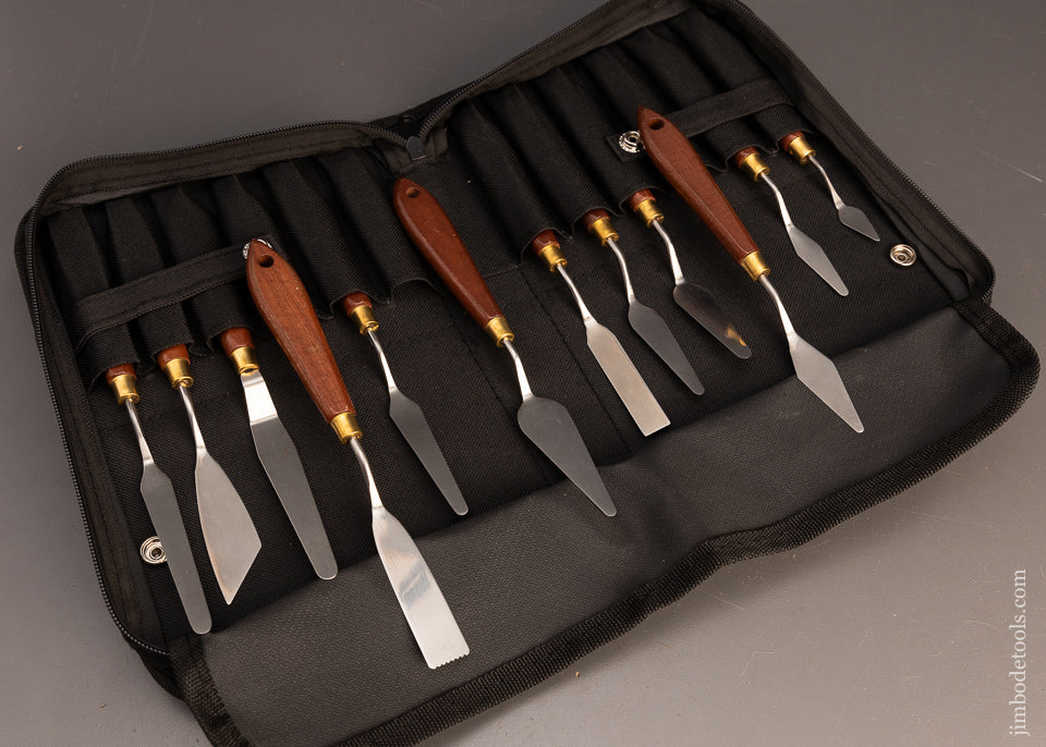 Mint Roll of 12 CHESTNUT TOOLS Pallet Knives - 116192