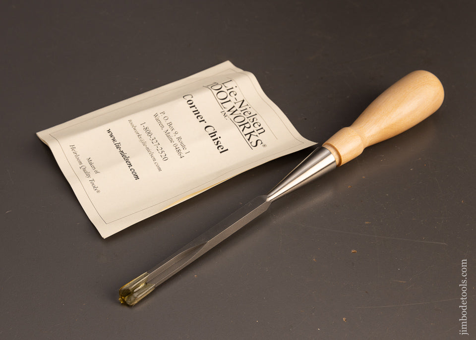 1/4 Inch LIE NIELSEN Corner Chisel Mint in Wrapper Discontinued - 116198