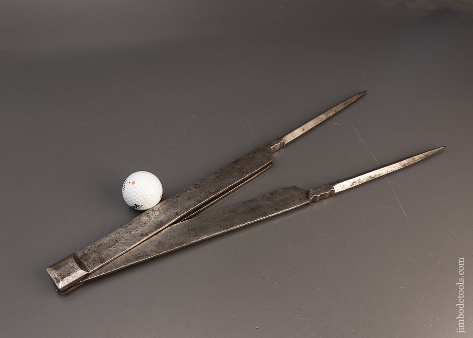 Gorgeous Hand Forged 18th Century Armorer’s Dividers - 116203