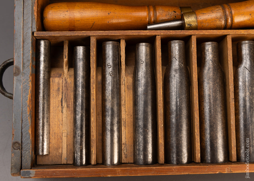 RARE & FINE! Fifteen Piece No. 450 Patternmaker's Gouge Set by ADAMS & NELSON CO - 116028
