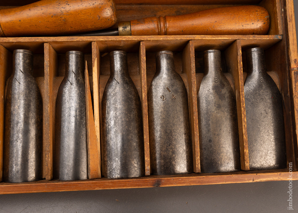 RARE & FINE! Fifteen Piece No. 450 Patternmaker's Gouge Set by ADAMS & NELSON CO - 116028
