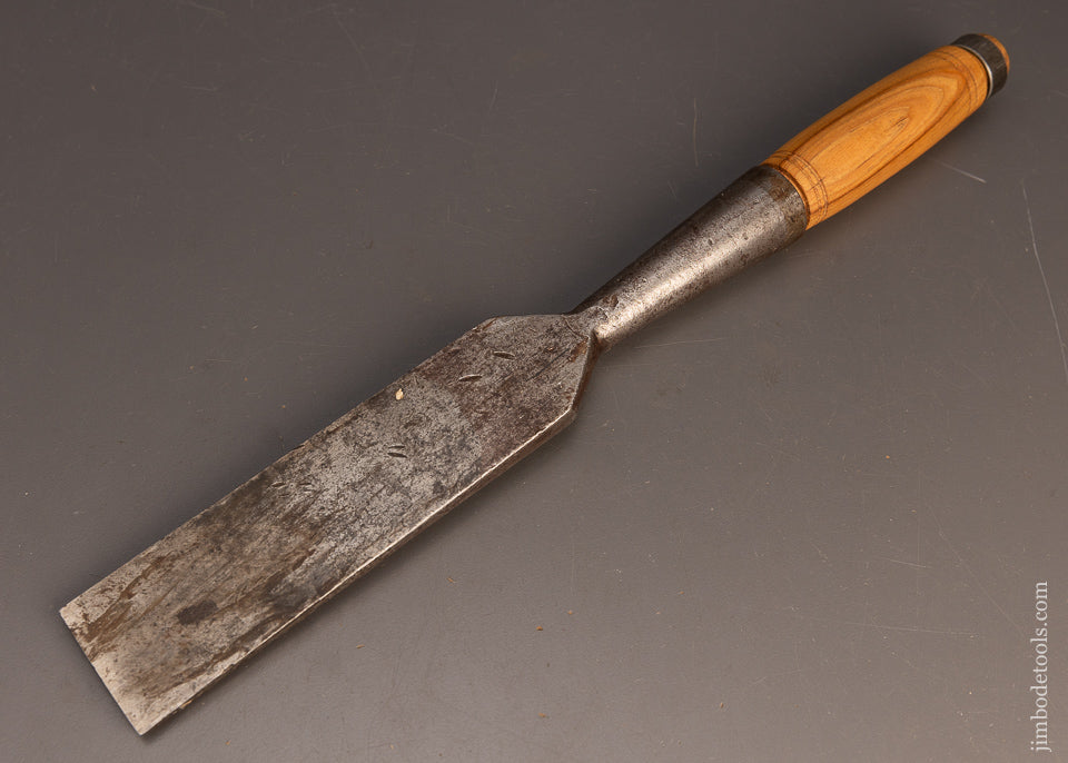 Massive 2 Inch Heavy Framing Chisel by NEW HAVEN EDGE TOOL CO. 16 3/4 Inches Long - 116210