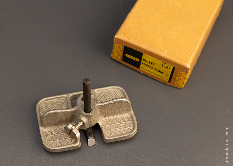 Mint in Box STANLEY No. 271 Router - 116219
