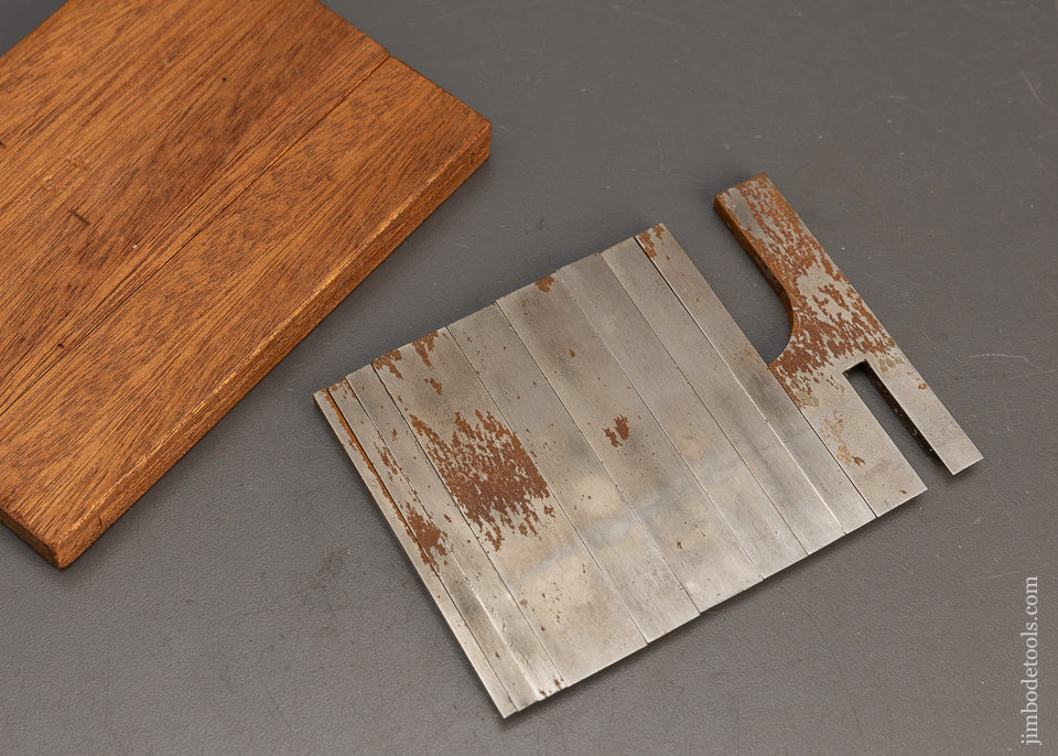 Full Set of 10 Plow Plane Irons for STANLEY MILLERS PATENT No. 41, 42, 43, 44 Planes Reproductions - 116220