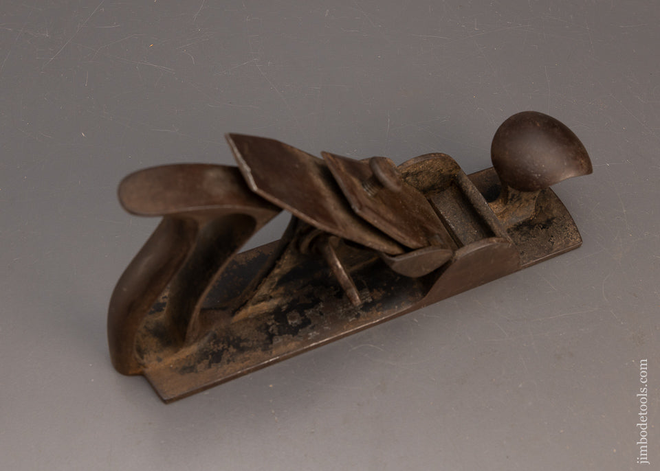 Rare BIRMINGHAM PLANE CO. Patented Iron Smooth Plane MOSHER PATENT - 116229