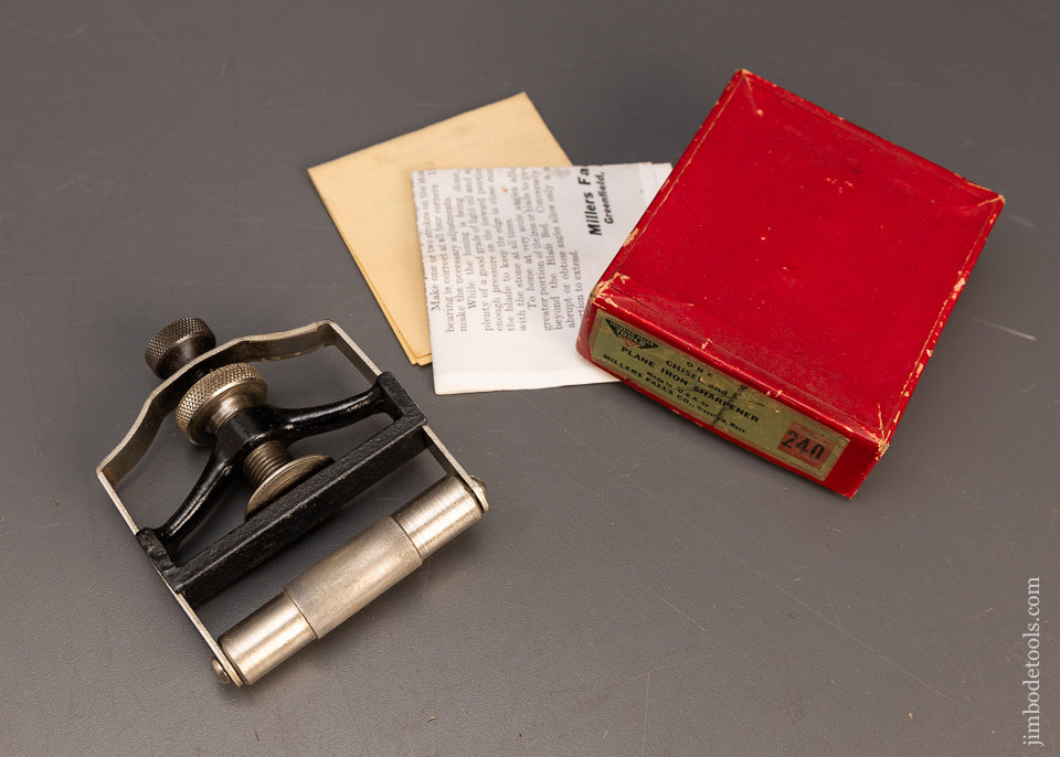 Mint in Box MILLERS FALLS No. 240 Chisel and Plane Iron Sharpener - 116239