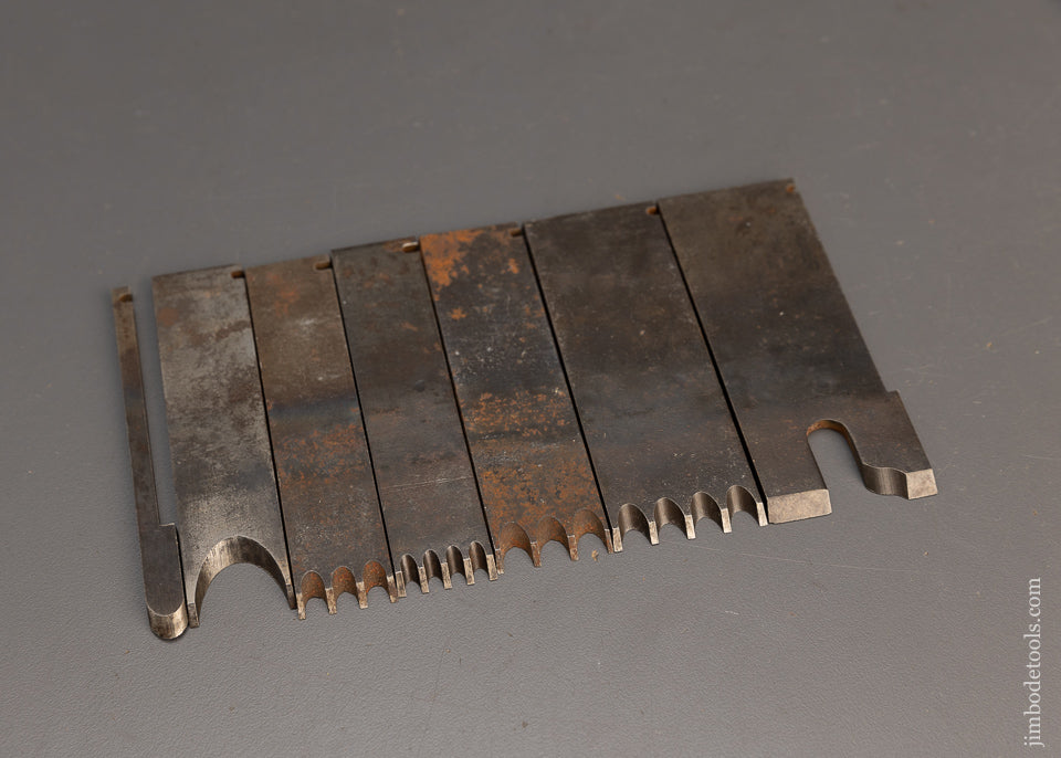 Set of 7 SPECIAL CUTTERS for STANLEY No. 55 Combination Plane - 116242