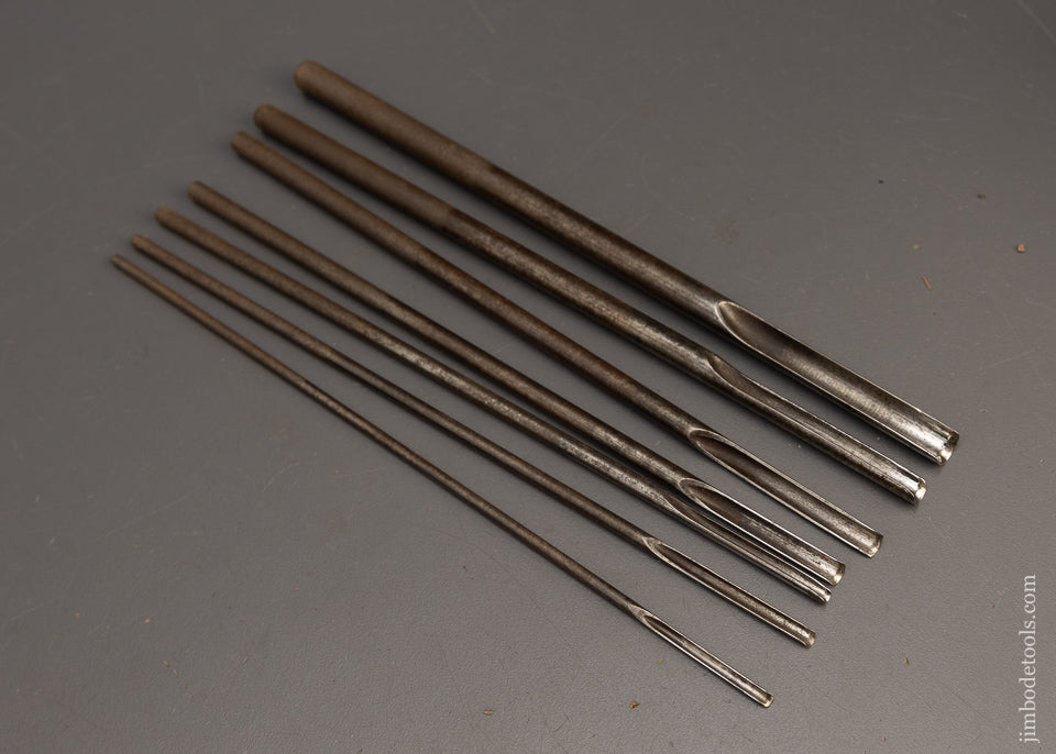 Cool Graduated Set of 7 Pattern Maker’s Precision Paring Gouges - 116290