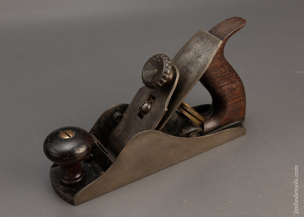 Extra Fine STEERS PATENT No. 303 Smooth Plane with Adjustable Mouth & Rosewood Strips in Sole - 116318