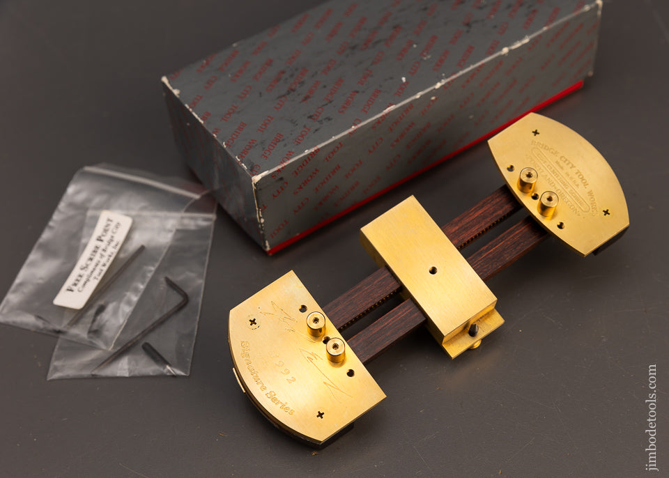 BRIDGE CITY TOOL WORKS CS-1 Center Scribe Near Mint in Box with Extra Points - 116324