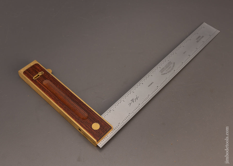 BRIDGE CITY TOOL WORKS AS-14 Adjustable Try Square Mint in Box - 116343