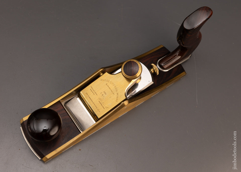 JOHN ECONOMAKI Signature Series BRIDGE CITY TOOL WORKS CT-11 Low Angle Smooth Plane Mint in Box 12° Degrees - 116347 - AS OF MAY 27