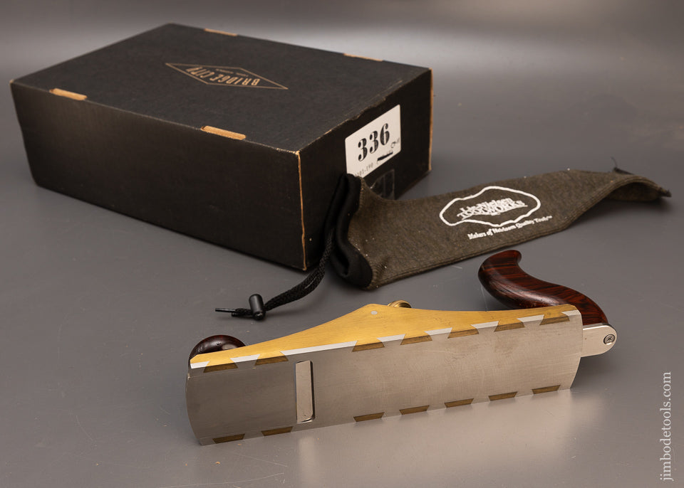JOHN ECONOMAKI Signature Series BRIDGE CITY TOOL WORKS CT-11 Low Angle Smooth Plane Mint in Box 12° Degrees - 116347 - AS OF MAY 27