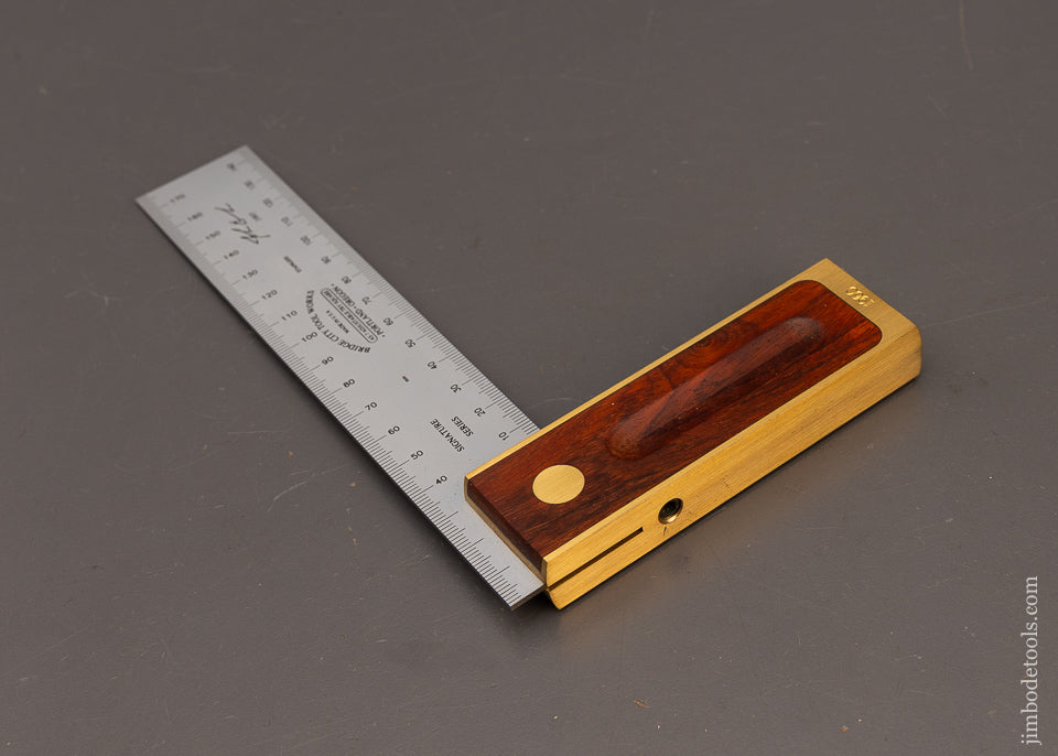 BRIDGE CITY TOOL WORKS AS-7 Adjustable Try Square Mint in Box - 116364