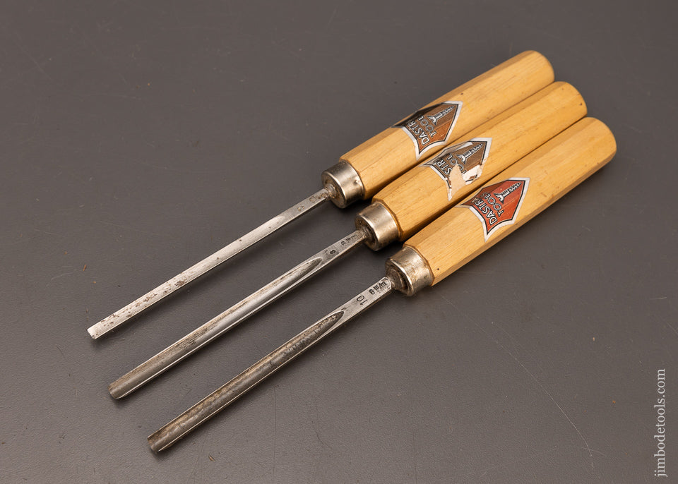 3 Fine DASTRA Carving Gouges - 116374