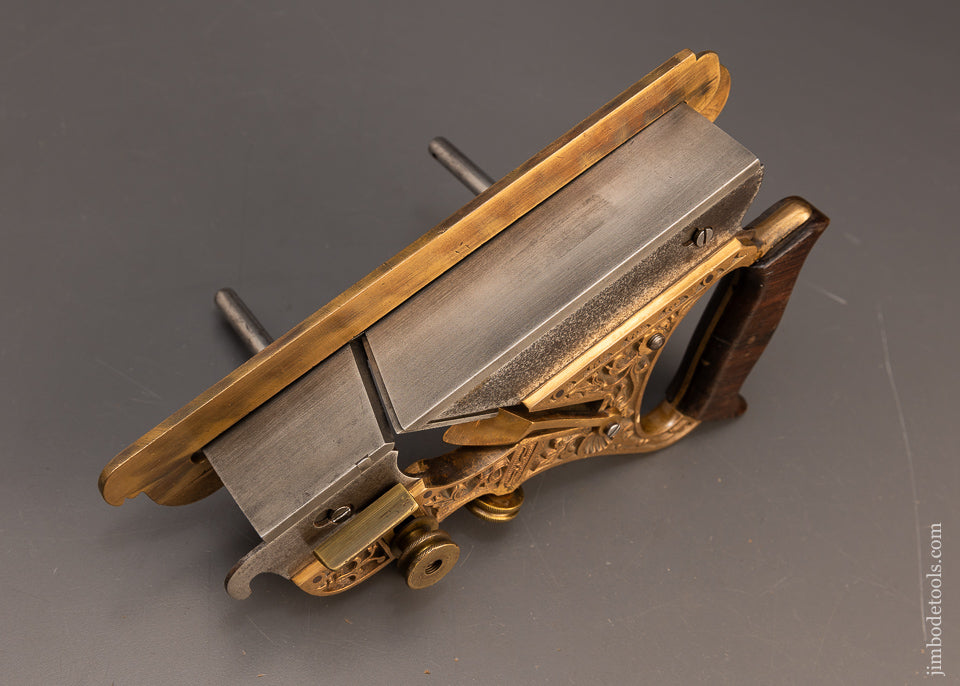 Fine Ornate Gunmetal STANLEY No. 42 Plow & Filletster Plane MILLER’S PATENT - 116379