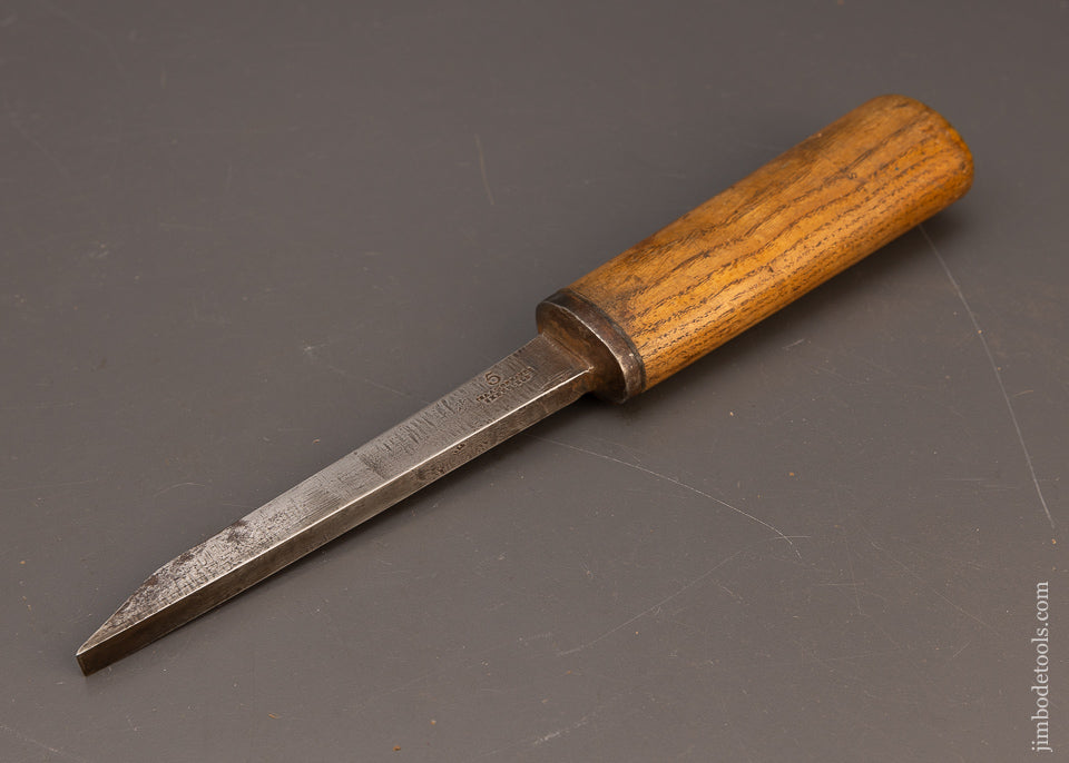 Extra Fine ISAAC GREAVES 3/8 x 12 3/8 Inch Pig Sticker Mortise Chisel - 116391