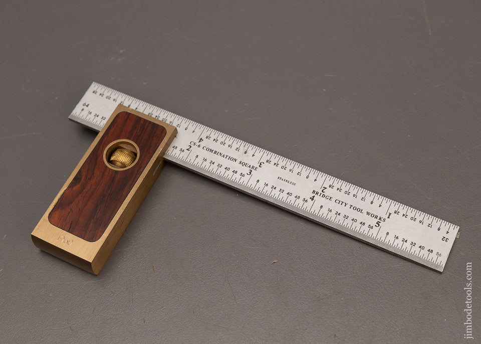 BRIDGE CITY TOOL WORKS DS-6 Rosewood Double Square - 116402
