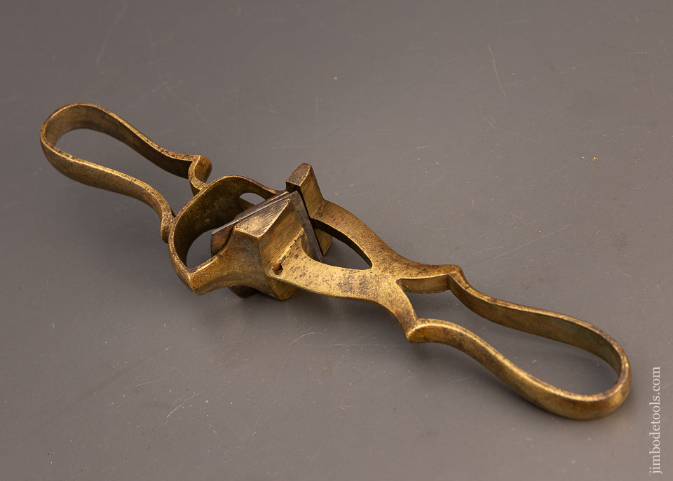 Fancy Ornate Brass Carriage Maker’s Rabbet Plane - 116414