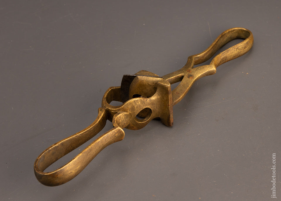 Fancy Ornate Brass Carriage Maker’s Rabbet Plane - 116414