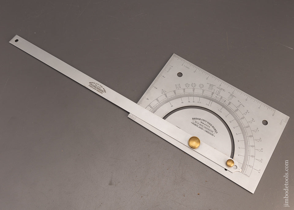 BRIDGE CITY TOOL WORKS 1992 BP-18 Bevel Protractor - 116437