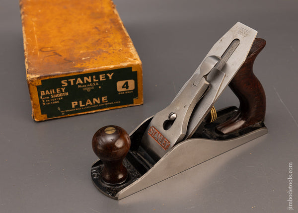 Extra Fine STANLEY No. 4 Smooth Plane in Original Box - 116447