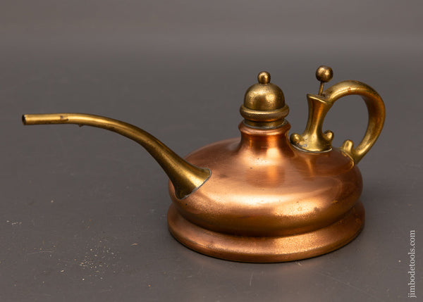 Ornate Copper & Brass Oil Can by BUFFALO MFG. - 116473