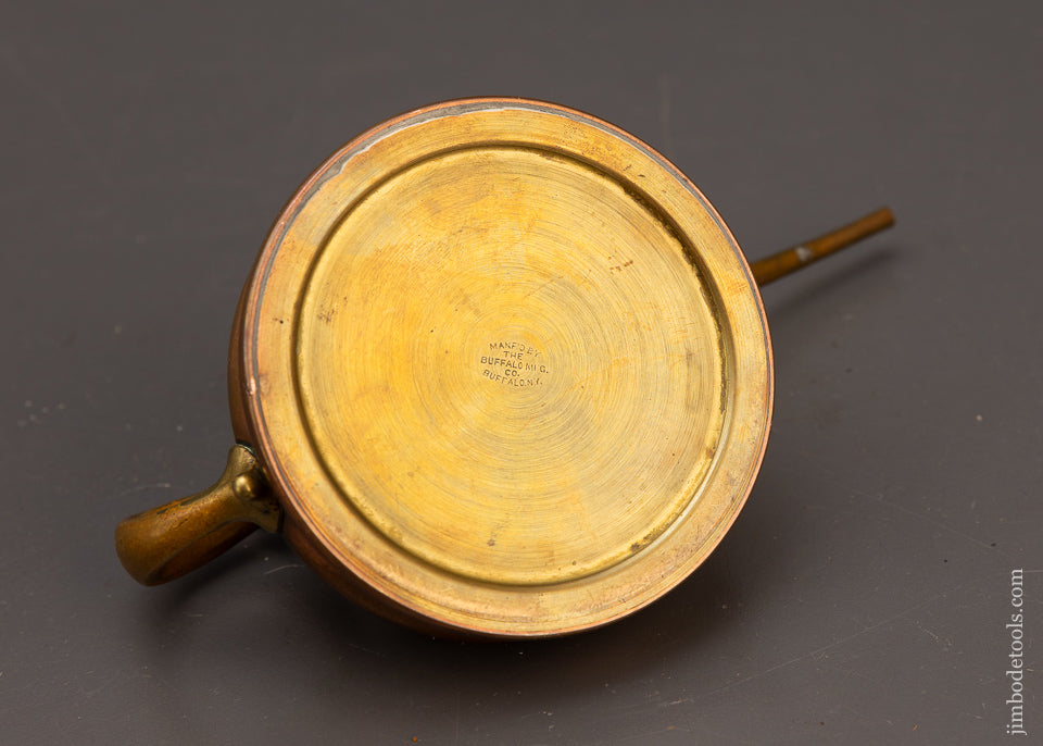 Ornate Copper & Brass Oil Can by BUFFALO MFG. - 116473