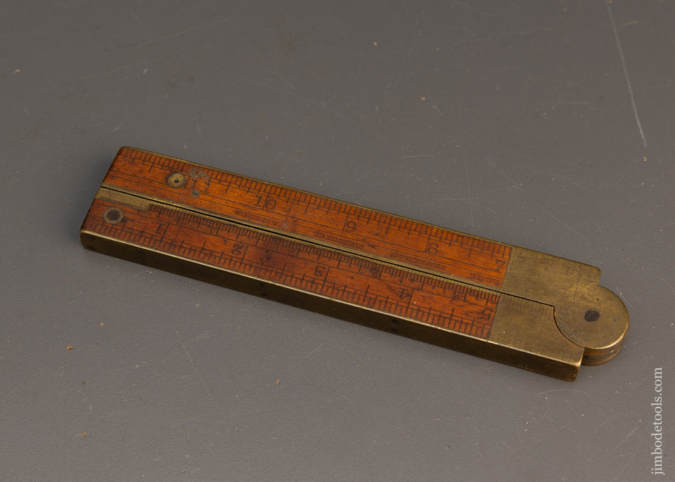 Sweet STEPHENS & CO. No. 36 Combination Level, Boxwood Rule, Protractor & Inclinometer - 116475