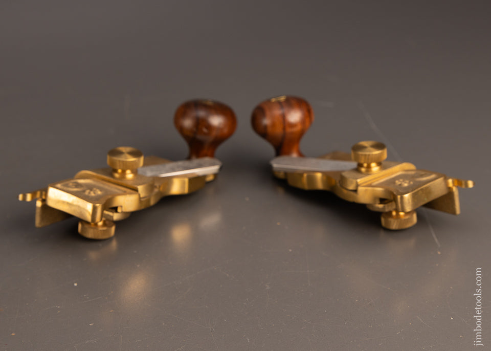 Discontinued & Rare Rosewood Handled LIE NIELSEN No. 98 & 99 Side Rabbet Planes Mint - 116488