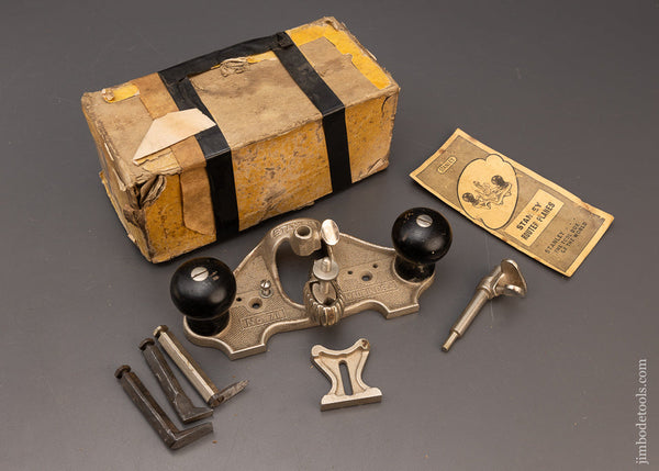 100% Complete STANLEY No. 71 Router Plane Near Mint in Box - 116490