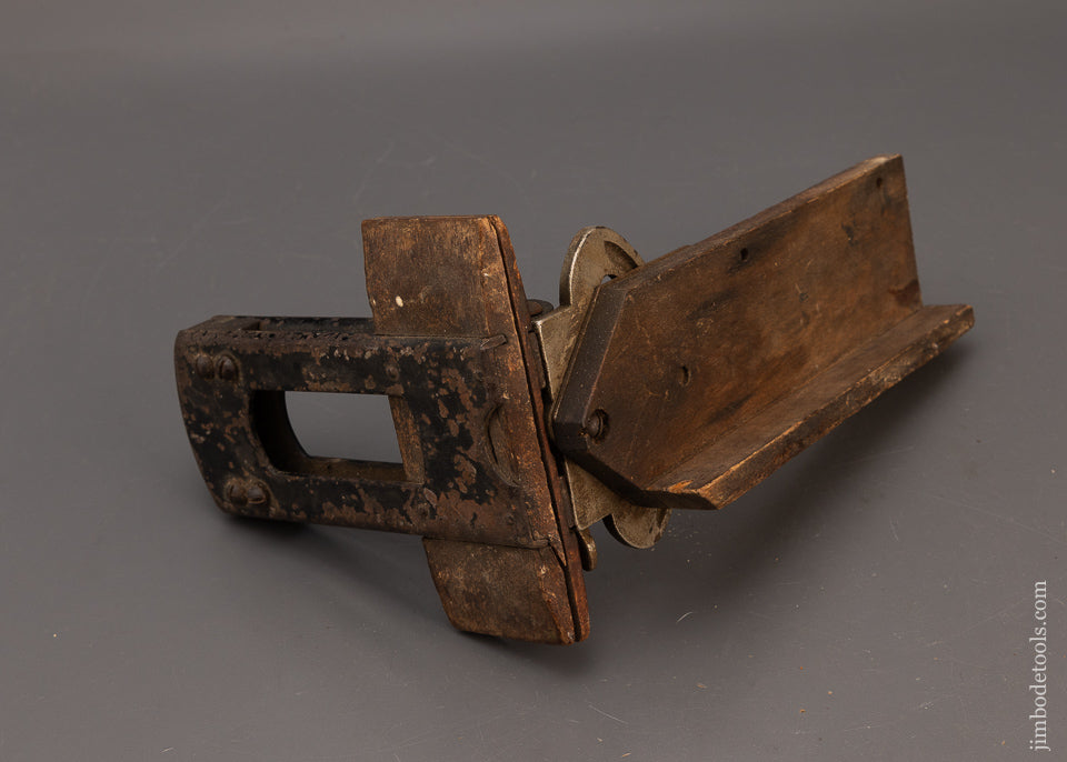 Patented Portable Folding Miter Box A.M. DELLINGER Lancaster, PA - 116492