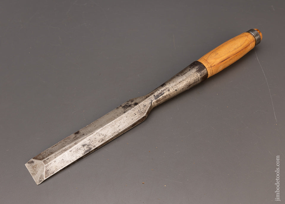 Excellent 1 1/2 Inch Bevel Back Heavy Framing Chisel by GEO. PARR - 116496