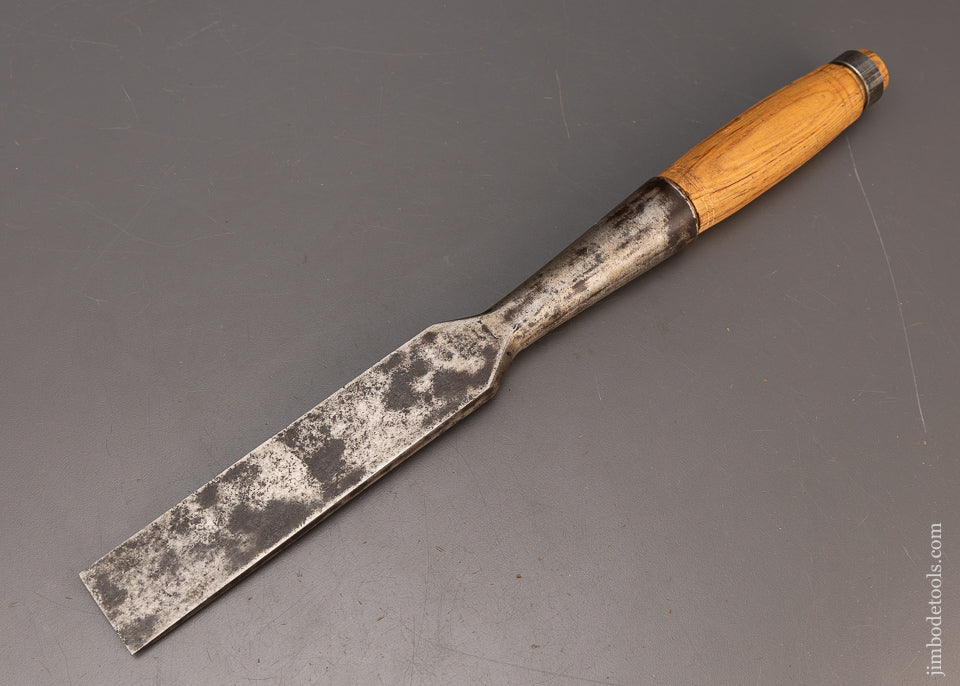 Excellent 1 1/2 Inch Bevel Back Heavy Framing Chisel by GEO. PARR - 116496