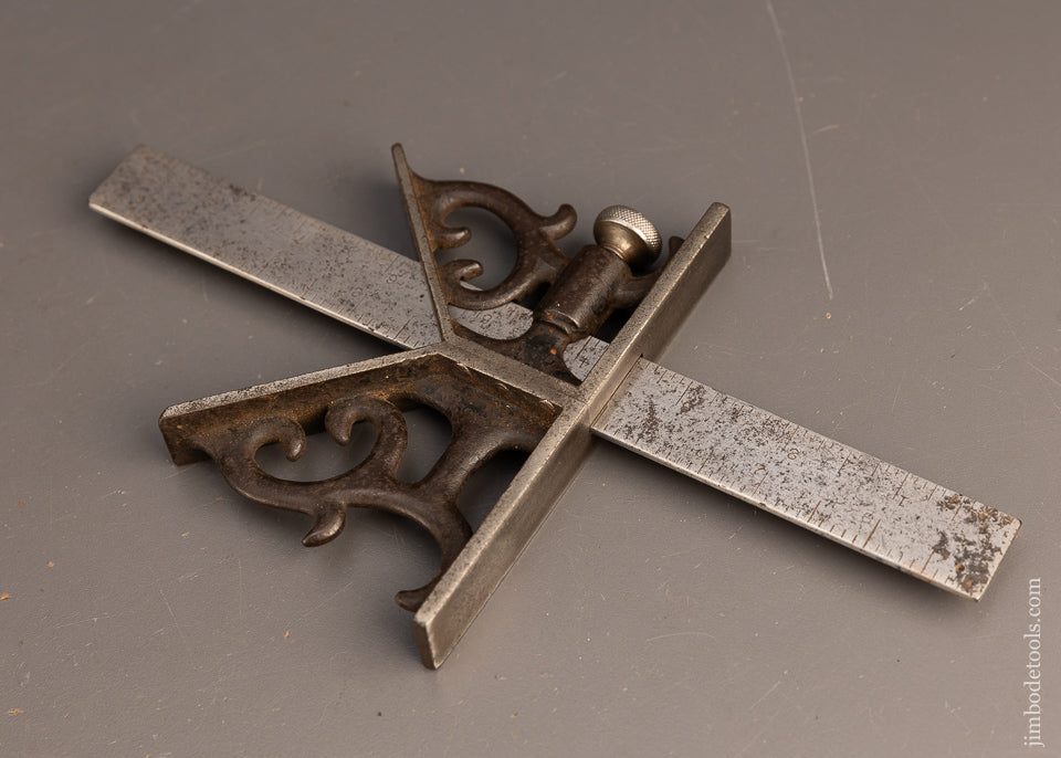 Fancy CHAPLIN’S PATENT Combination Square & Center Finder - 116501
